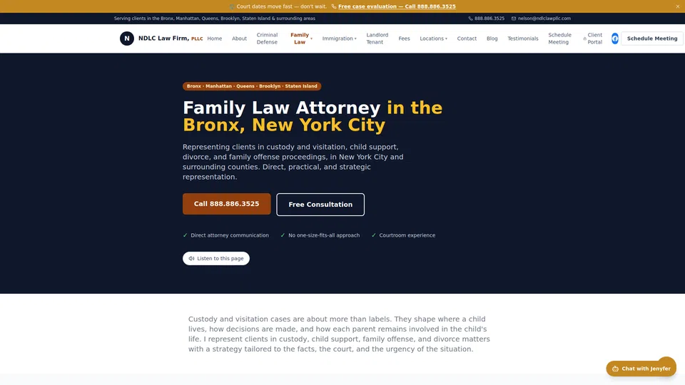 Homepage snapshot at launch
