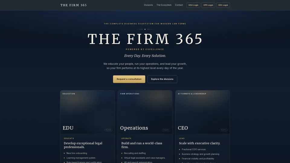 Homepage snapshot at launch