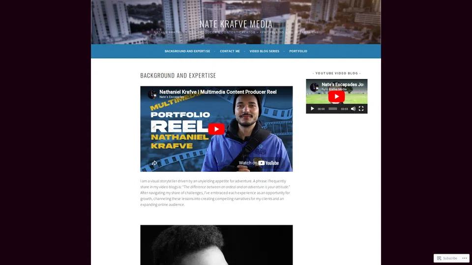 Homepage snapshot at launch