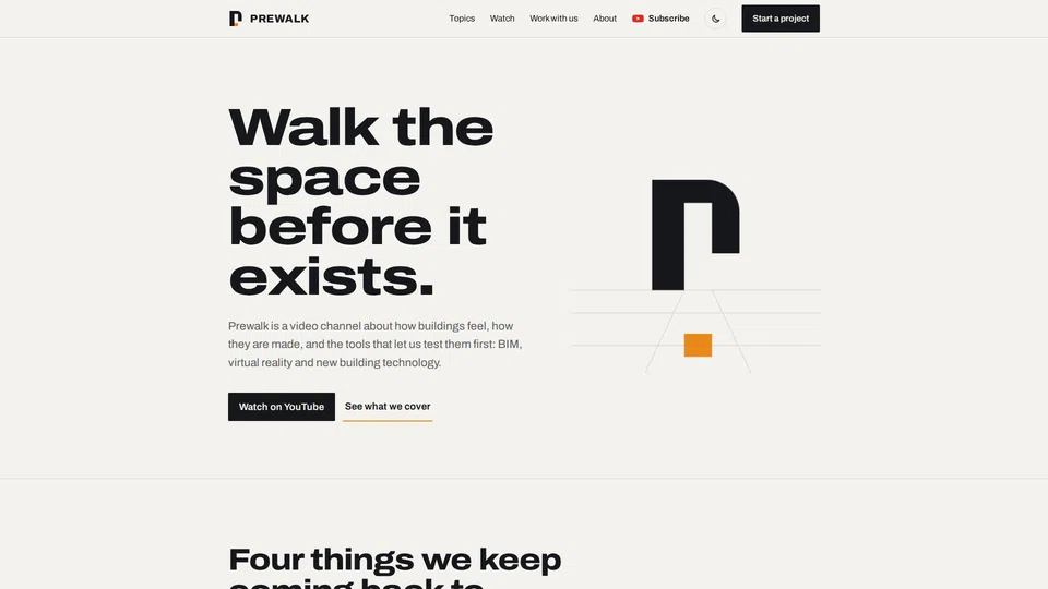 Homepage snapshot at launch