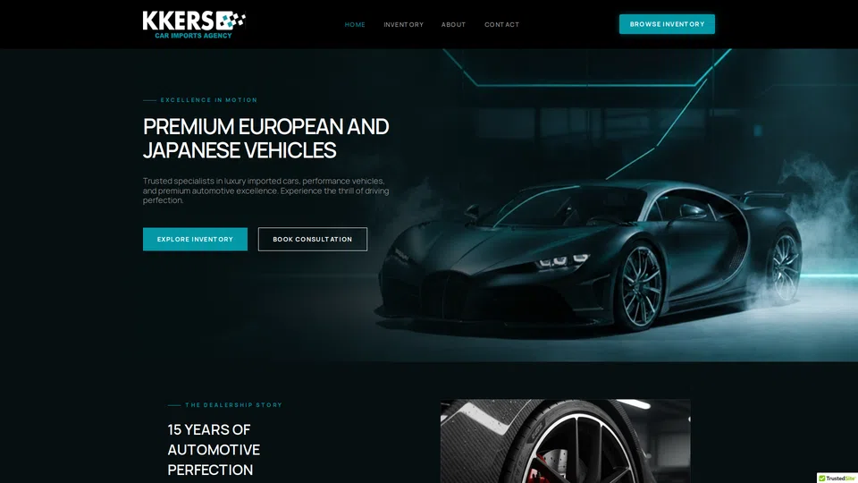 Homepage snapshot at launch
