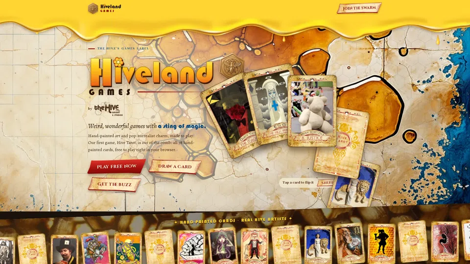 Homepage snapshot at launch