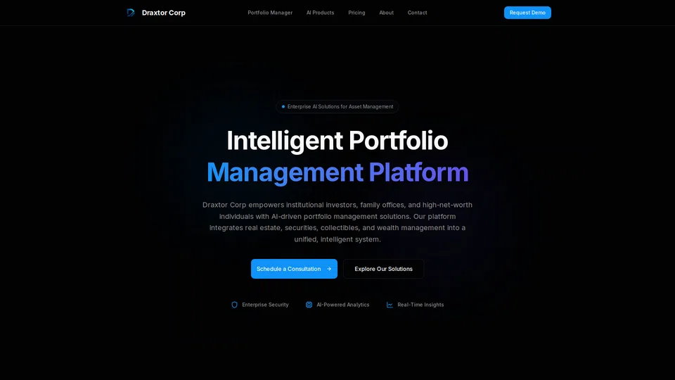 Homepage snapshot at launch