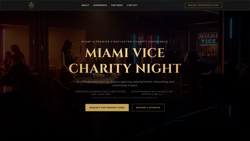 Homepage snapshot at launch