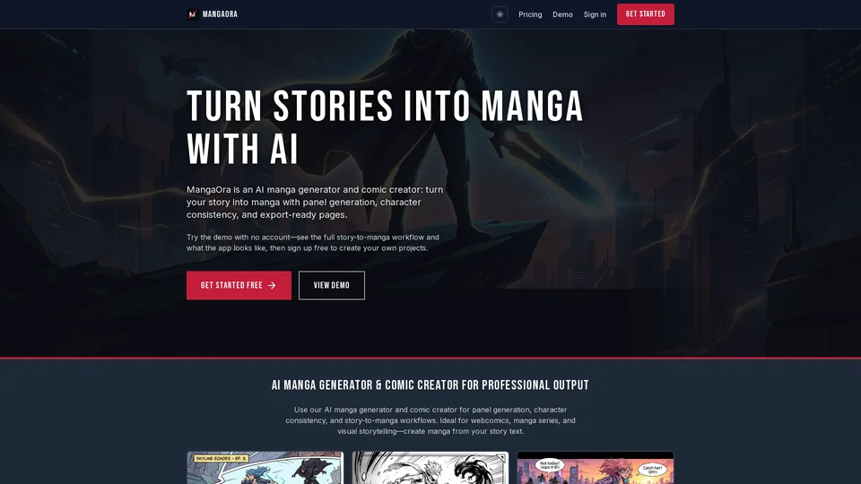 Homepage snapshot at launch