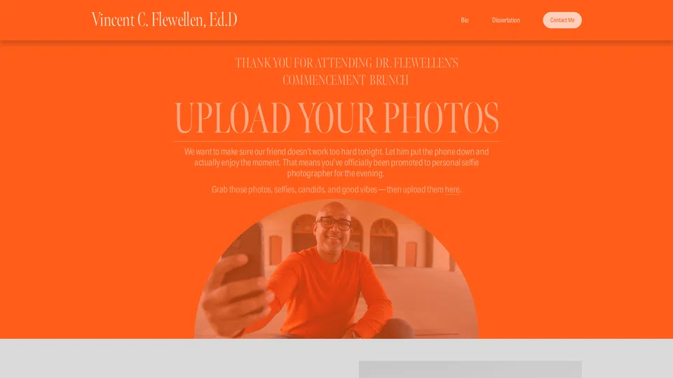 Homepage snapshot at launch