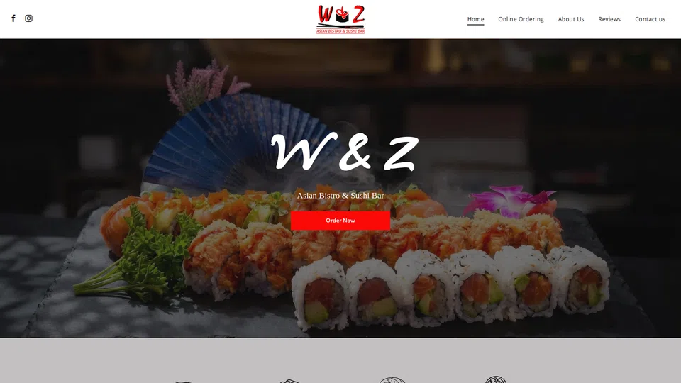 Homepage snapshot at launch