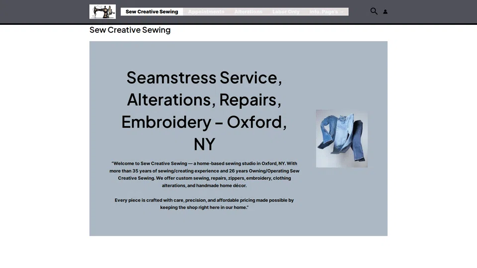 Homepage snapshot at launch