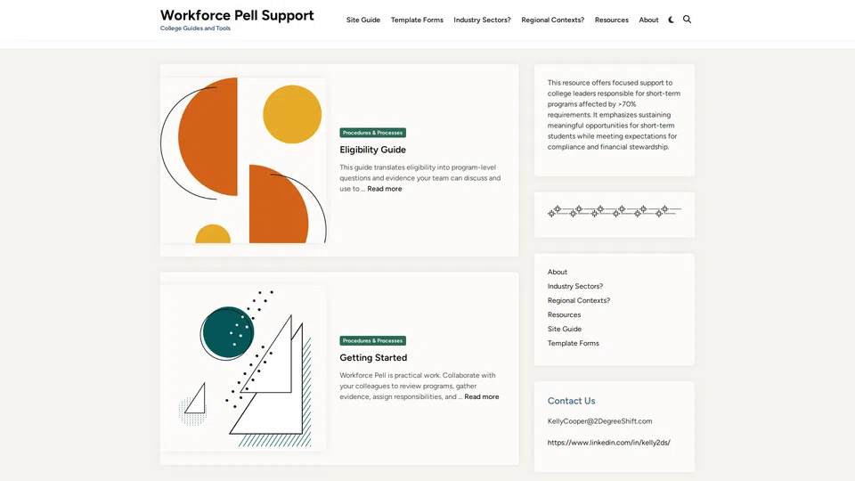 Homepage snapshot at launch