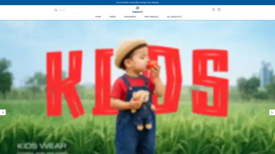 Homepage snapshot at launch