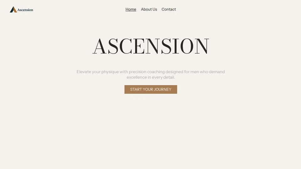 Homepage snapshot at launch