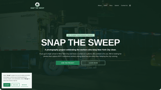 Screenshot of snapthesweep.com