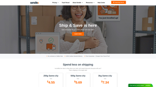 Thumbnail of sendleshipingservices.com