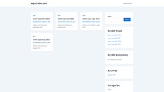 Thumbnail of expotraker.com