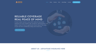 Thumbnail of advantageinsurancehere.com