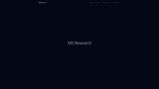 Screenshot of m5research.com