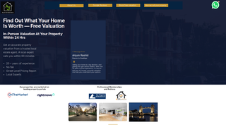 Screenshot of ajvaluation.com