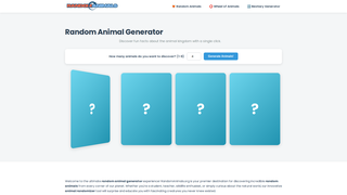 Thumbnail of randomanimals.org
