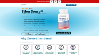 Thumbnail of silentsensecalmears.com