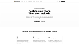 Screenshot of roomersive.com