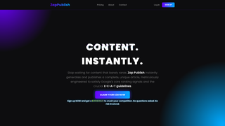 Thumbnail of zappublish.com