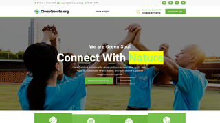 Screenshot of cleanquesto.org