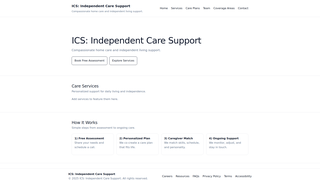 Thumbnail of independentcaresupport.com
