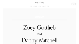 Thumbnail of zoeyanddannywed.com