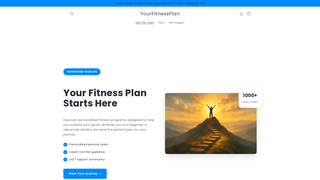 Thumbnail of yourfitnessplans.com