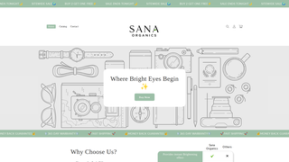 Thumbnail of sanaorganic.com