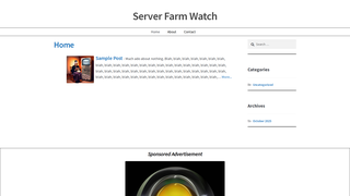 Thumbnail of serverfarmwatch.com