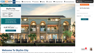 Thumbnail of skyomcityslucknow.com