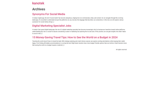 Thumbnail of kanotek.com