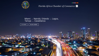 Screenshot of floridaafricachamber.org