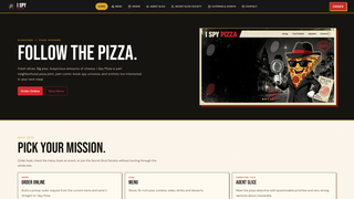 Screenshot of ispypizza.com