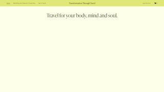 Thumbnail of transformationthroughtravel.com
