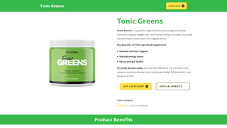 Thumbnail of tonicgreensdaily.com