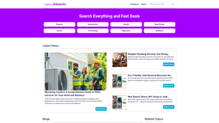 Thumbnail of exploreasearch.com