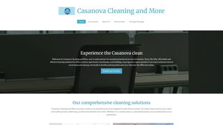 Screenshot of casanova-cleaning-and-more.com