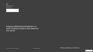 Thumbnail of thegroundkeepsourshadows.com