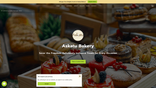 Screenshot of askatubakery.com