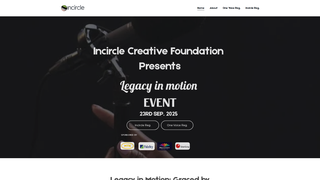 Thumbnail of incirclecreativefoundation.org