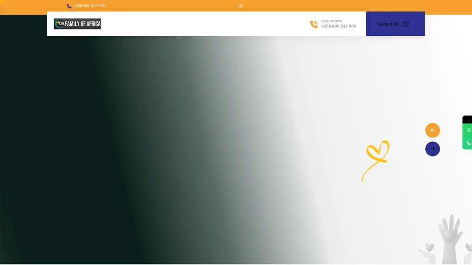 Screenshot of familyofafrica.org