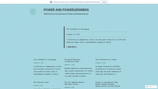 Thumbnail of power-and-powerlessness.com