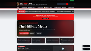 Screenshot of thehillbillymedia.com