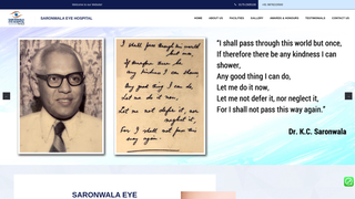 Thumbnail of saronwalaeyehospital.com
