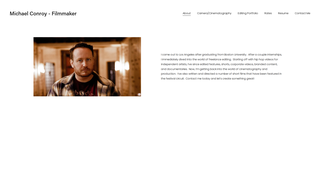 Thumbnail of michaelconroy-filmmaker.com