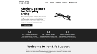 Thumbnail of ironlifesupport.com