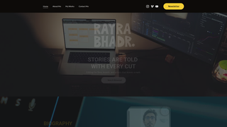 Screenshot of rayrabhadr.com