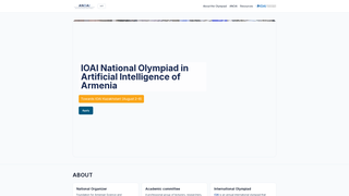 Screenshot of ioai-armenia.org